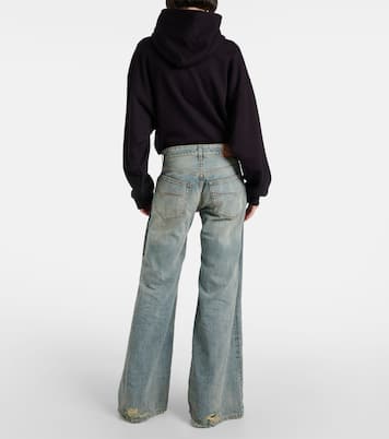 Jeans anchos de tiro medio | Balenciaga