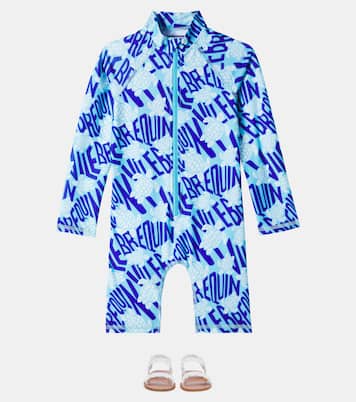 Bedruckter Rashguard-Badeanzug Guppy | Vilebrequin Kids