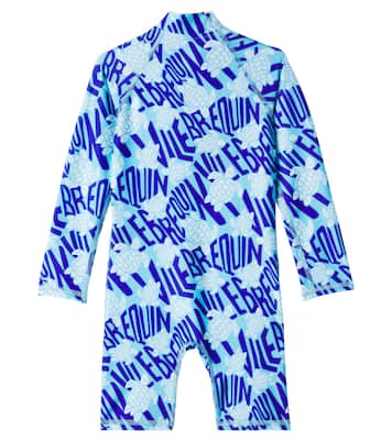 Bedruckter Rashguard-Badeanzug Guppy | Vilebrequin Kids