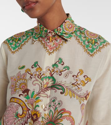 Printed cotton and silk shirt | Etro