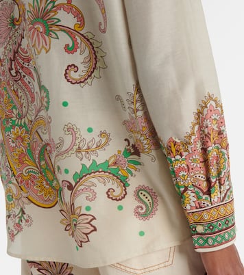 Printed cotton and silk shirt | Etro