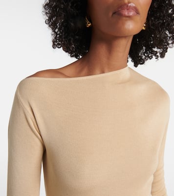 Robe longue Ciro en soie mélangée | Aya Muse