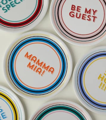 Set of 6 porcelain pizza plates | Bitossi