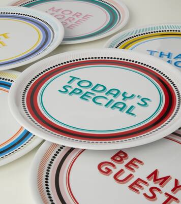 Set of 6 porcelain pizza plates | Bitossi