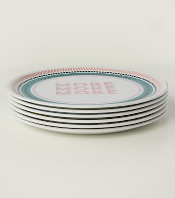 Set of 6 porcelain pizza plates | Bitossi