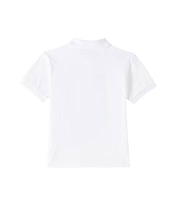 Cotton-blend polo shirt | Moschino Kids