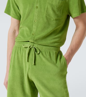 Cotton-blend terry Bermuda shorts | Vilebrequin