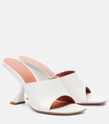 Pantoletten Taylor 90 aus Leder | Amina Muaddi