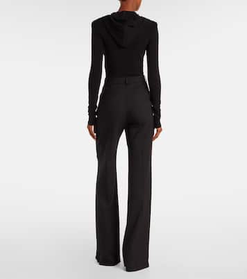 Hooded jersey bodysuit | Mugler