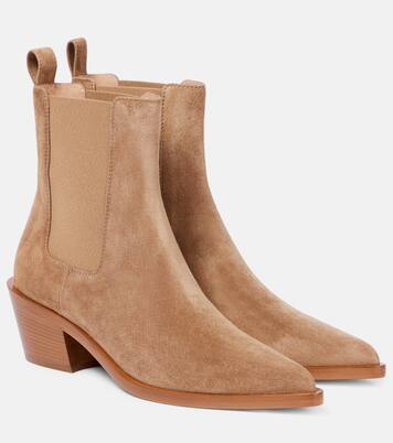 Wylie 45 suede ankle boots | Gianvito Rossi