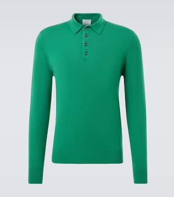 Cashmere polo sweater | Allude
