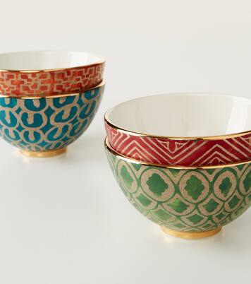 x Fortuny set of 4 earthenware cereal bowls | L'Objet