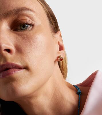 Ohrringe aus 14kt Gelbgold mit Citrin und Peridot | Roxanne First