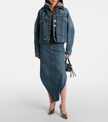 Midirock aus Denim | Jean Paul Gaultier