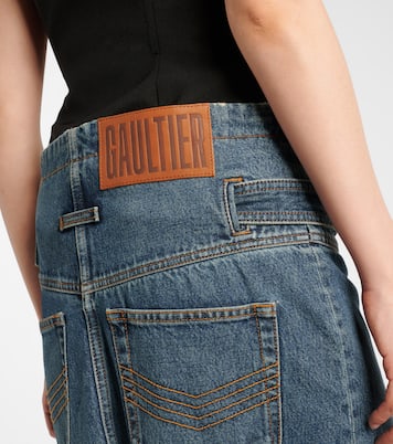 Midirock aus Denim | Jean Paul Gaultier