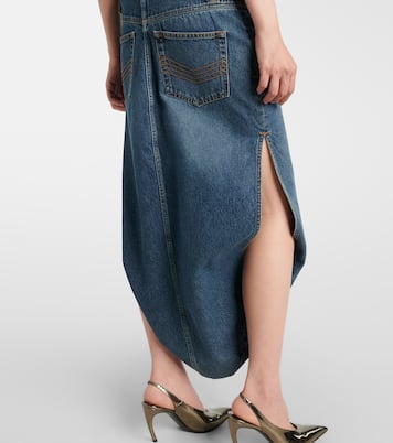 Midirock aus Denim | Jean Paul Gaultier