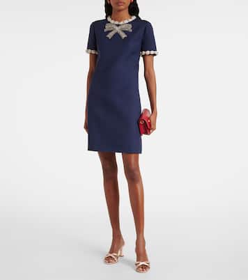 Pyrenea embellished satin mules | Manolo Blahnik