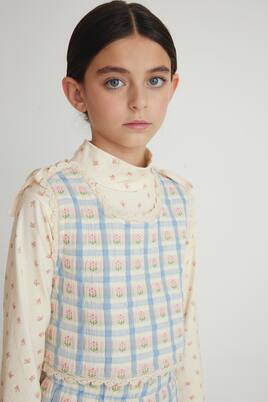 Zora针织花卉棉质混纺裤装 | Bebe Organic