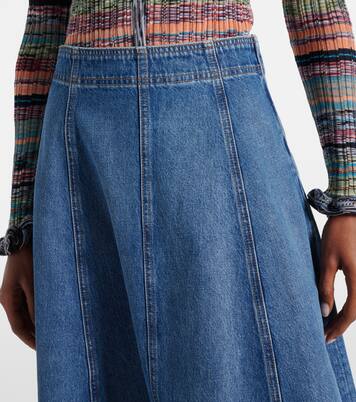 Uma denim midi skirt | Ulla Johnson