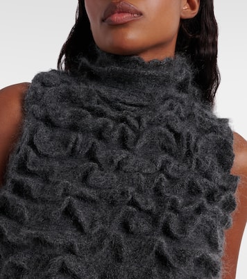 Cropped-Top aus einem Mohairgemisch | Alaïa