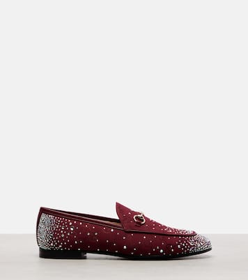 Loafers Gucci Jordaan GG aus Canvas | Gucci