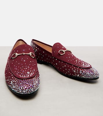 Loafers Gucci Jordaan GG aus Canvas | Gucci