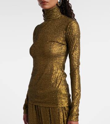 Top  mit Pailletten | Norma Kamali