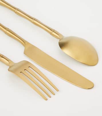 Bamboo 5-piece cutlery set | Les-Ottomans