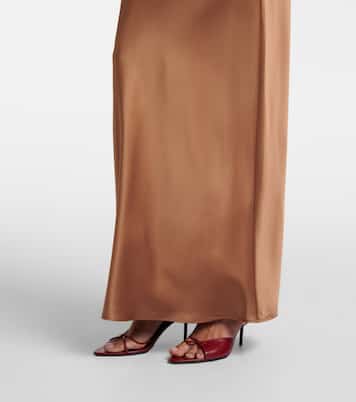 Isaak silk satin maxi skirt | Joseph