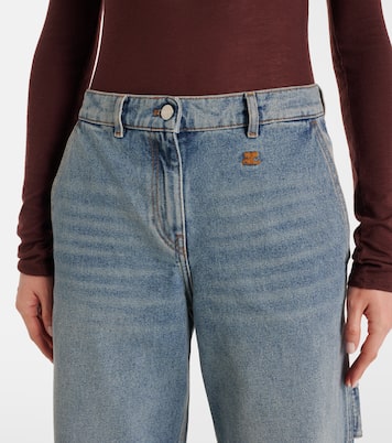 Logo wide-leg jeans | Courrèges