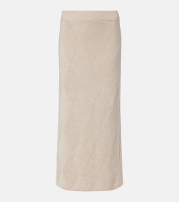 Salubre argyle cashmere midi skirt | Max Mara