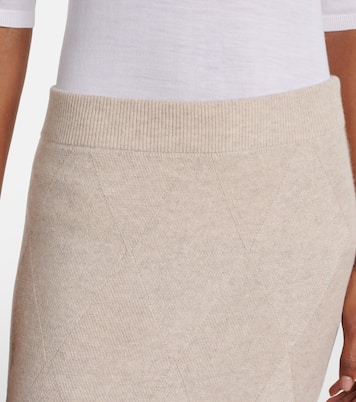 Salubre argyle cashmere midi skirt | Max Mara