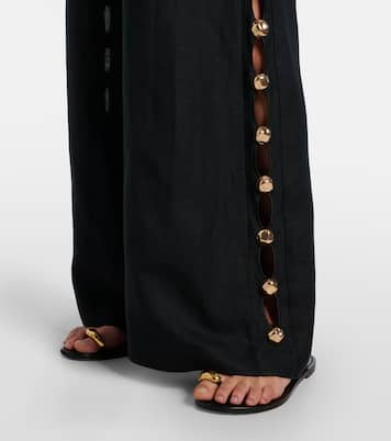 Weite Hose aus einem Leinengemisch | Simkhai