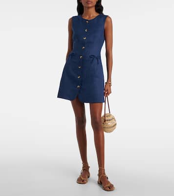 Sabine linen mini dress | Posse