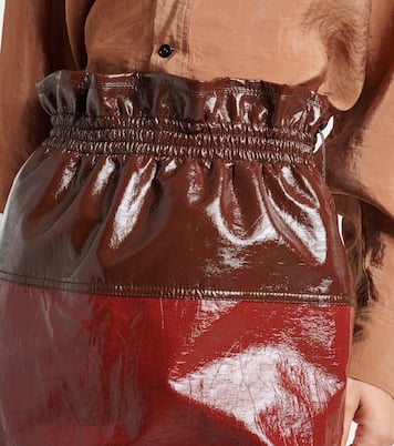 Beschichteter Bleistiftrock aus Baumwolle | Saint Laurent