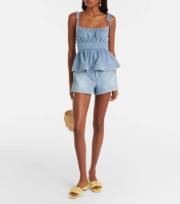 Wanderlust denim shorts | Zimmermann