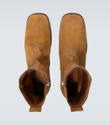Distressed suede ankle boots | Acne Studios