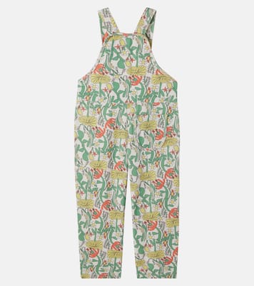 Color Herbalist floral cotton overalls | Bobo Choses