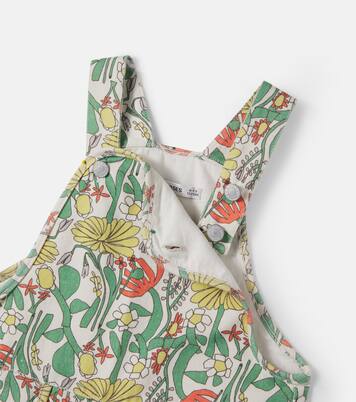 Color Herbalist floral cotton overalls | Bobo Choses