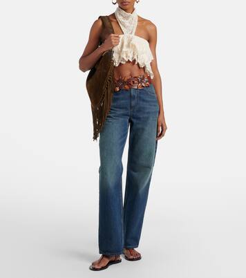 Dunvel crochet halterneck crop top | Isabel Marant