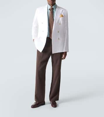 Striped cotton poplin shirt | Charvet