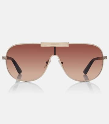 Greca Flow shield sunglasses | Versace
