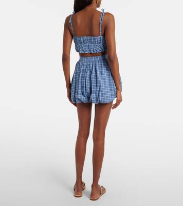 Shorts Mira de algodón a cuadros | Faithfull