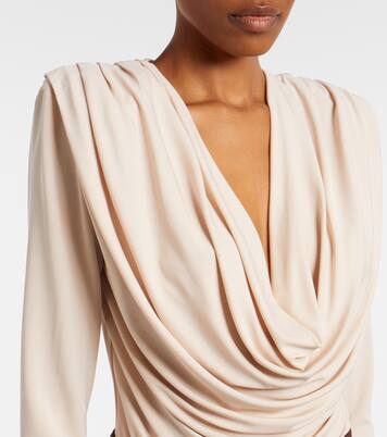 Draped jersey top  | Wardrobe.NYC