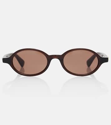 Slim Ribbon 오벌 선글라스 | Bottega Veneta