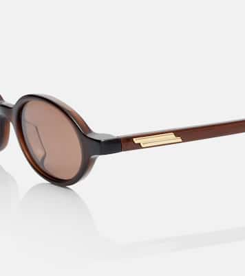 Slim Ribbon 오벌 선글라스 | Bottega Veneta