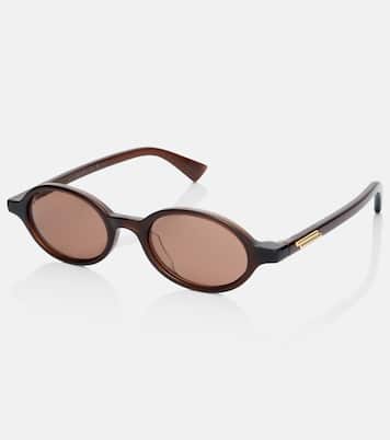 Slim Ribbon 오벌 선글라스 | Bottega Veneta