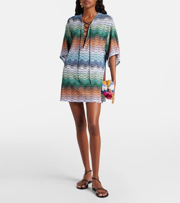 Zigzag Small terry clutch | Missoni