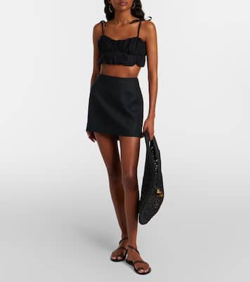 Jane linen miniskirt  | Faithfull