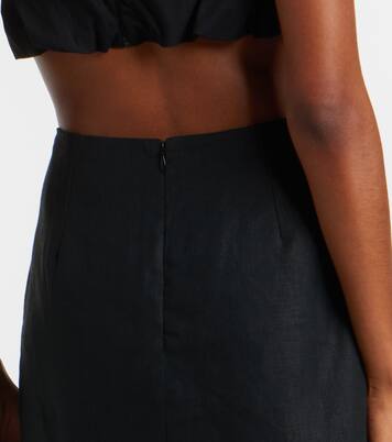 Jane linen miniskirt  | Faithfull
